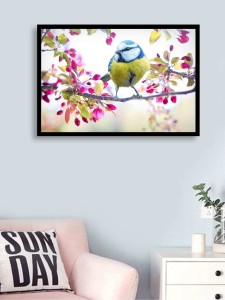 Bird Print DIY Diamond Unframed Painting