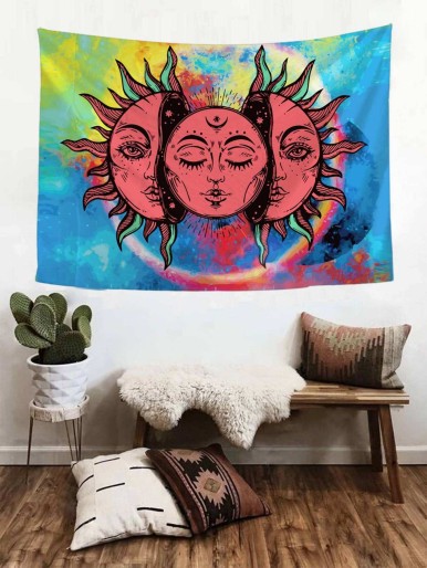 Tie Dye Sun Tapestry