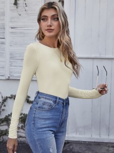 SHEIN Solid Cut Out Shoulder Top