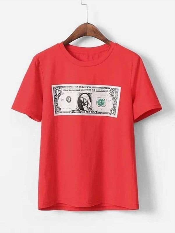 Currency Pattern Tee