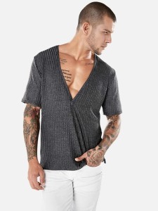 Men's Deep V Neck Tee – Robertfrank615