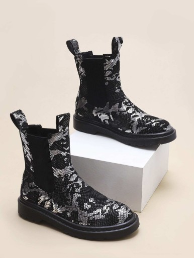 Snakeskin Chelsea Boots