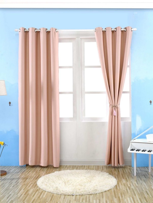 Solid Color Single Panel Curtain