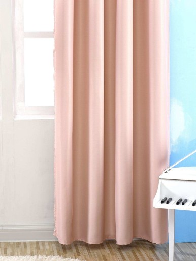 Solid Color Single Panel Curtain