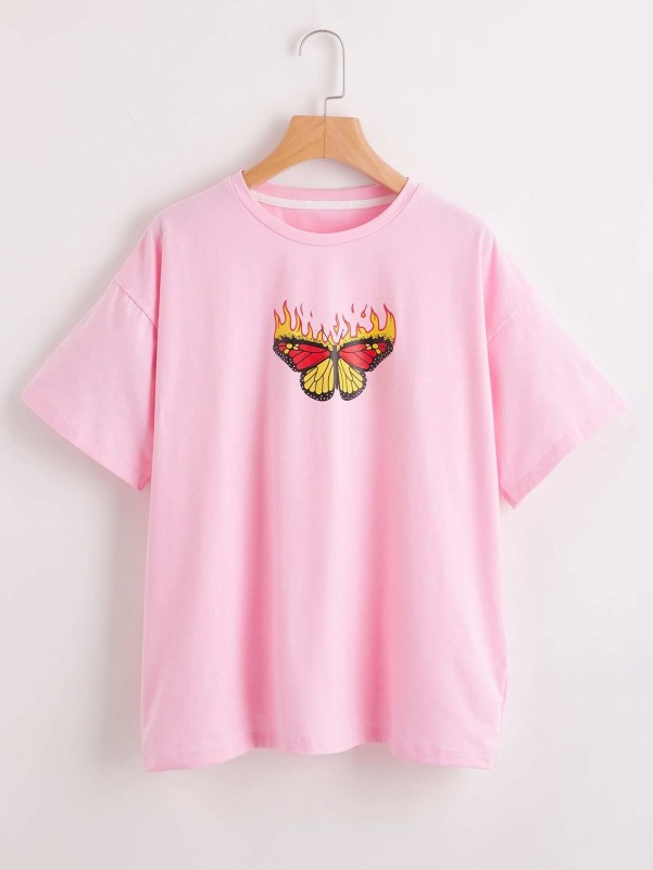 Butterfly Print Tee