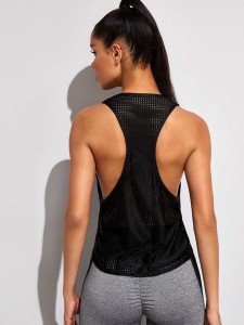 Solid Racer Back Tank Top