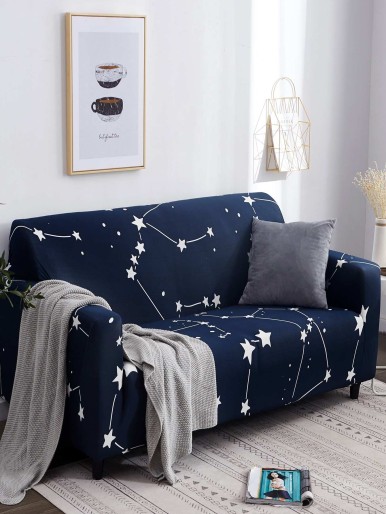 Star Print Stretchy Sofa Cover