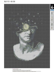 Statue Print DIY Diamond Painting Without Frame