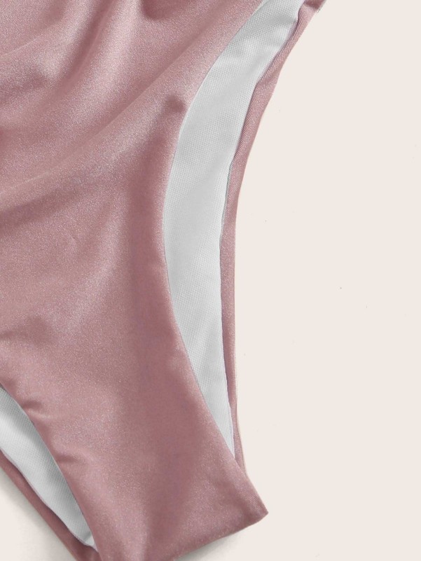 Solid Ruched Satin Panty