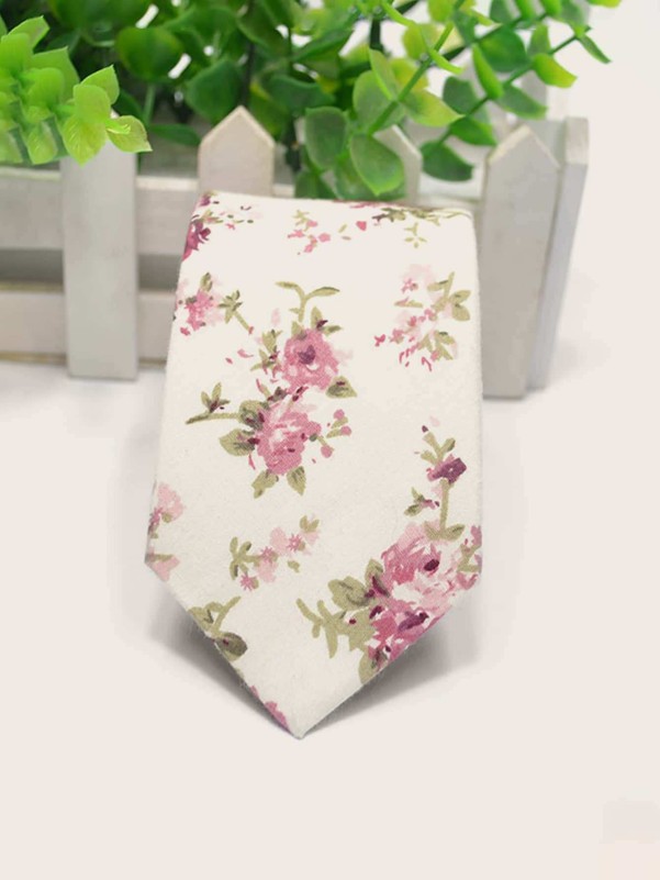 Toddler Boys Ditsy Floral Pattern Tie