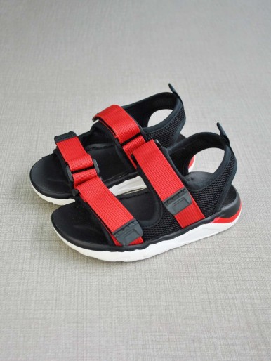 Toddler Girls Double Hook-and-loop Fastener Strap Sandals