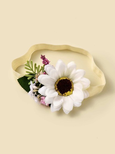 Toddler Girls Flower Decor Headband