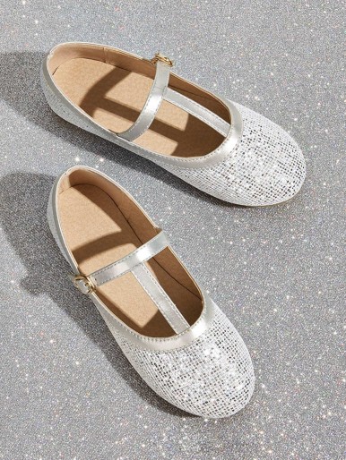 Toddler Girls T-strap Flats