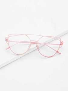 Top Bar Flat Lens Glasses