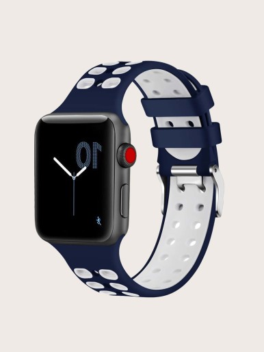 Two Tone Watchband Compatible With Apple Watch