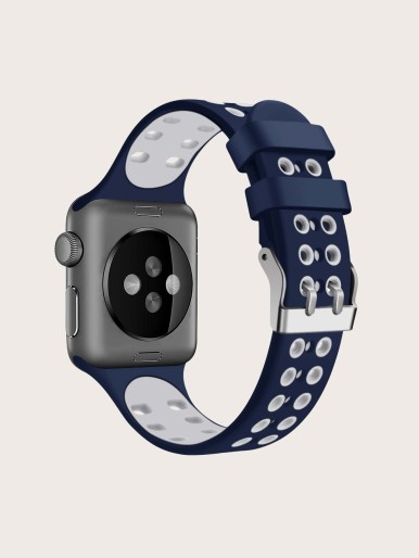 سوار الساعة بلونين متوافق مع Apple Watch