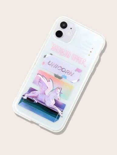 جراب Unicorn Clear Case متوافق مع iPhone