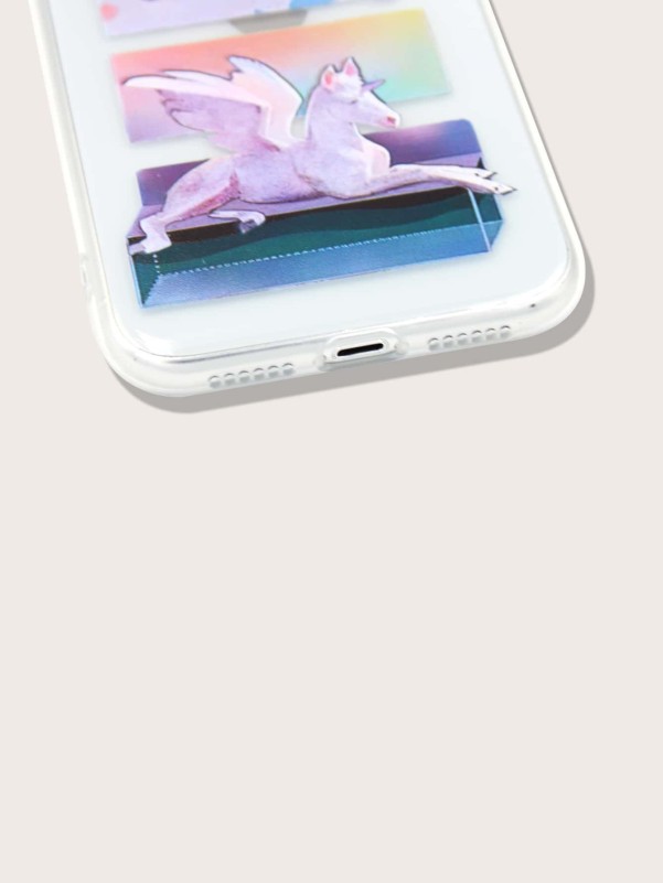 جراب Unicorn Clear Case متوافق مع iPhone