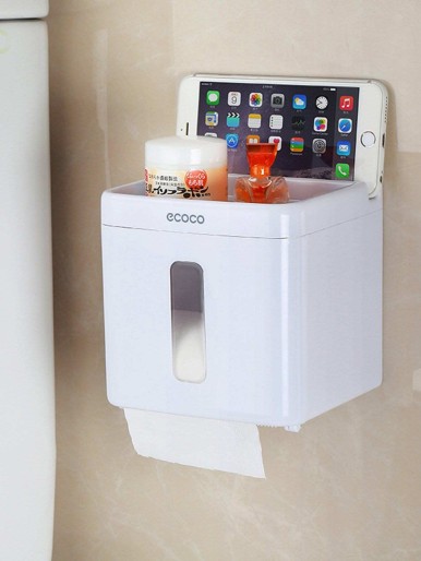 Wall-mounted Multifunction Tissue Box