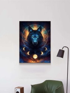 Wolf Pattern Diamond Painting Without Frame