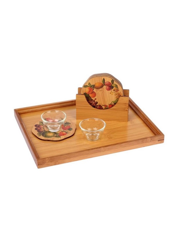 Wooden Cutlery Tray 1pc