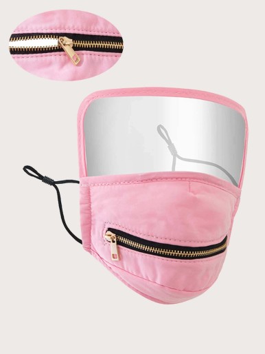 Zipper One-piece Face Covering