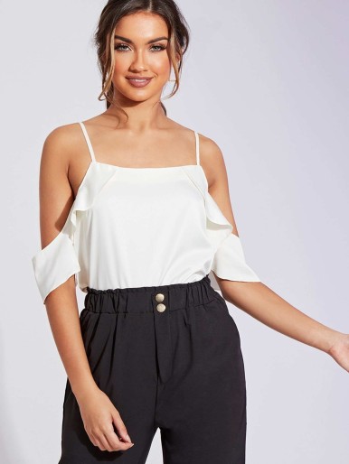 Cold Shoulder Vest Top