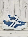 Men's sports shoes blue and black