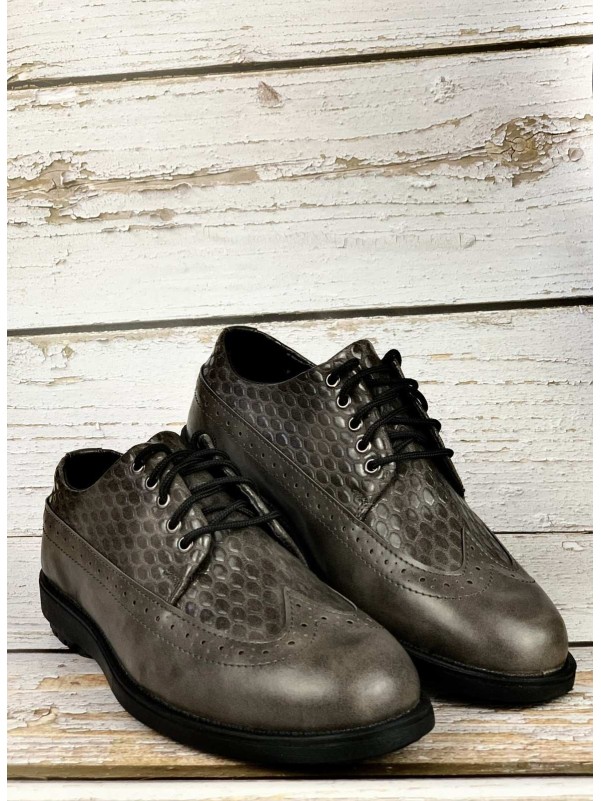 Men's shoes gray black sole