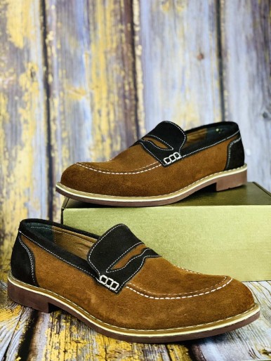 Men's shoes, brown sole