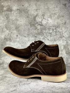 Men's shoes, brown, beige sole