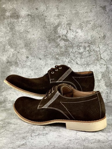 Men's shoes, brown, beige sole