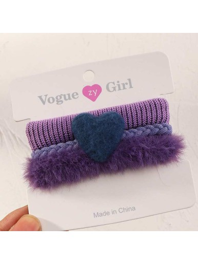 The New Korean Version Of The New Woolen Yarn Love Braided Hair Tie Cute Girl Headband