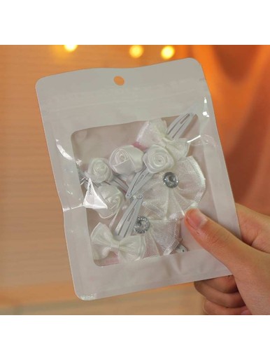 Korean Version Of The New Bow Hair Accessories Children's Fiber Lace Hairpin