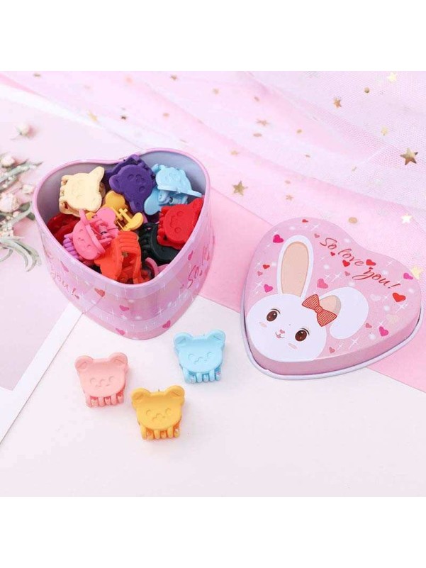 Cute Girl Baby Love Boxed Cartoon Hairpin