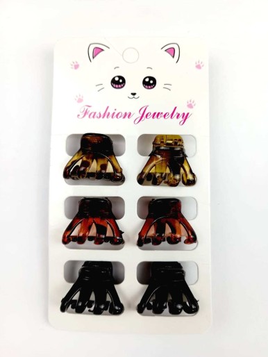 Fashion Leopard Print Hair Clip Plastic Grabbing Clip Simple Small Headdress