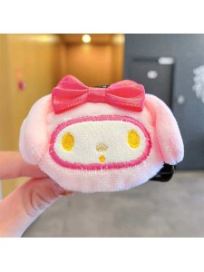 Cute Plush Doll Catch Clip Female Cartoon Animal Hairpin