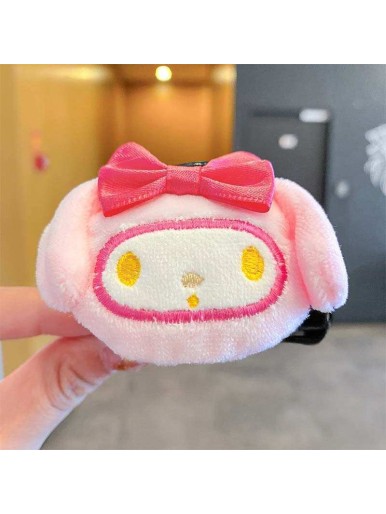 Cute Plush Doll Catch Clip Female Cartoon Animal Hairpin