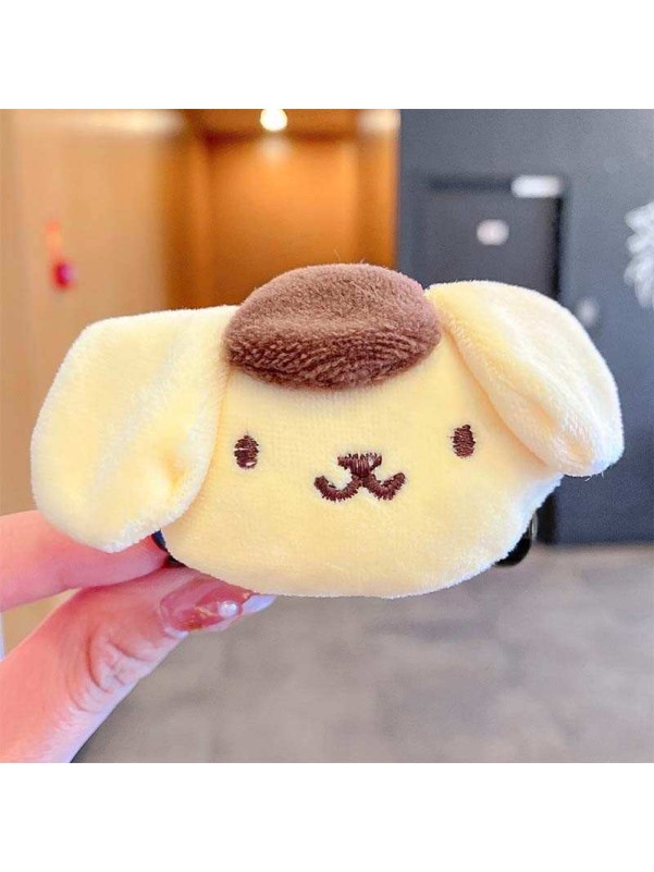 Cute Plush Doll Catch Clip Female Cartoon Animal Hairpin