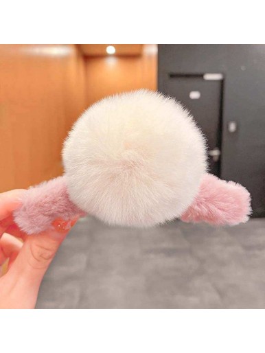 Cute Large Hair Ball Catching Clip Fashion Hair Accessories