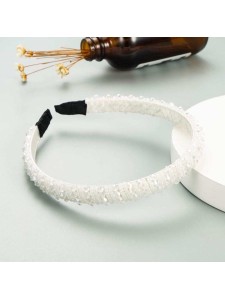 Korean Style Hair Band Thin Edge Handmade Crystal Headband Fashion