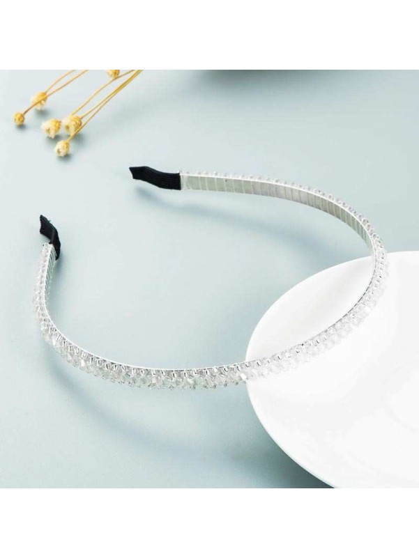 Korean Style Personality Simple Fine Edge Handmade Crystal Fashion