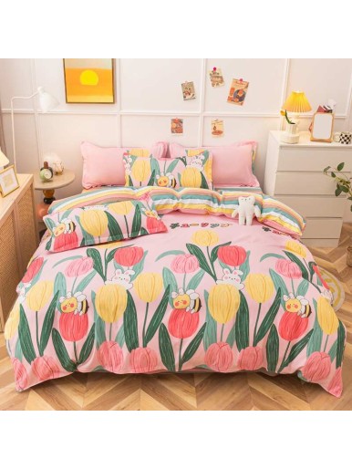 Duvet CoverSet yellow bee Without Filler