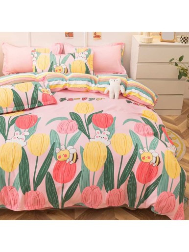 Duvet CoverSet yellow bee Without Filler