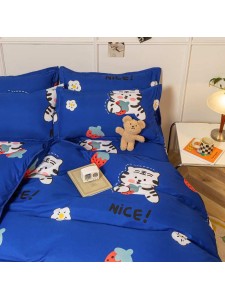 Duvet CoverSet white cat Without Filler