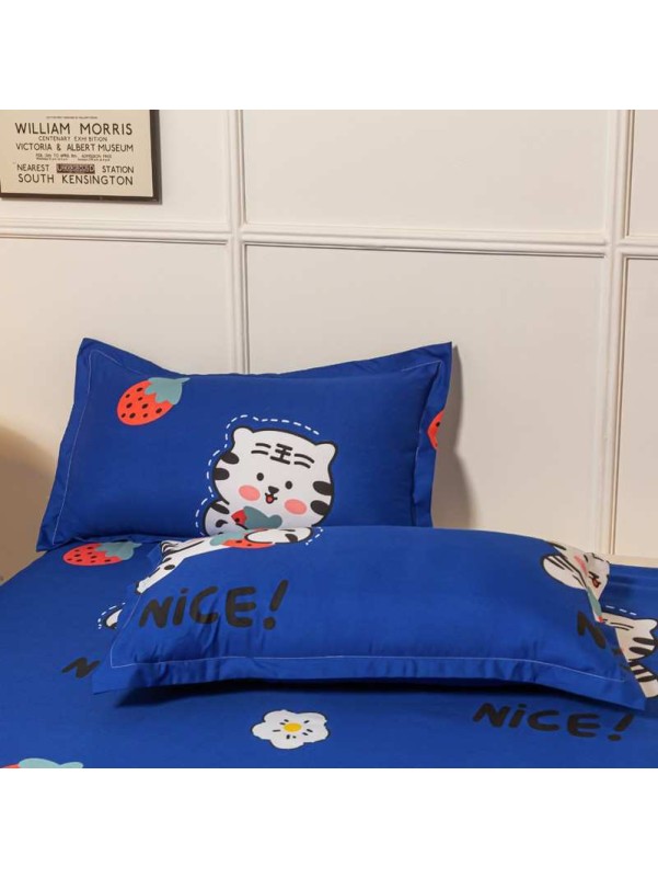 Duvet CoverSet white cat Without Filler