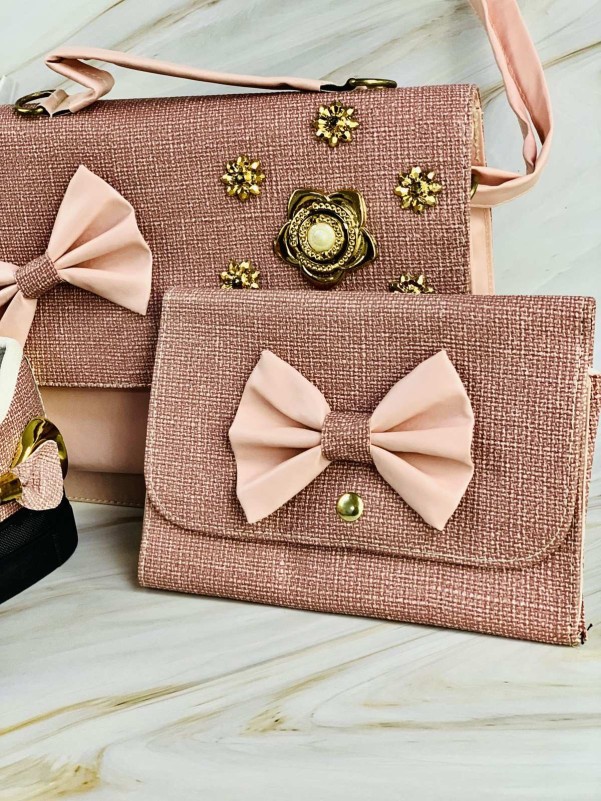 Pink bag 2024 with bow