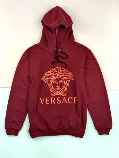 Sweat-shirt with a red hoodie versace