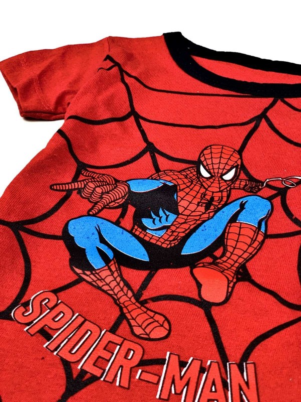 BOYS RED SET WITH SPIDER MAN T-shirt