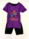 Boys Purple Set With SPIDER MAN T-Shirt